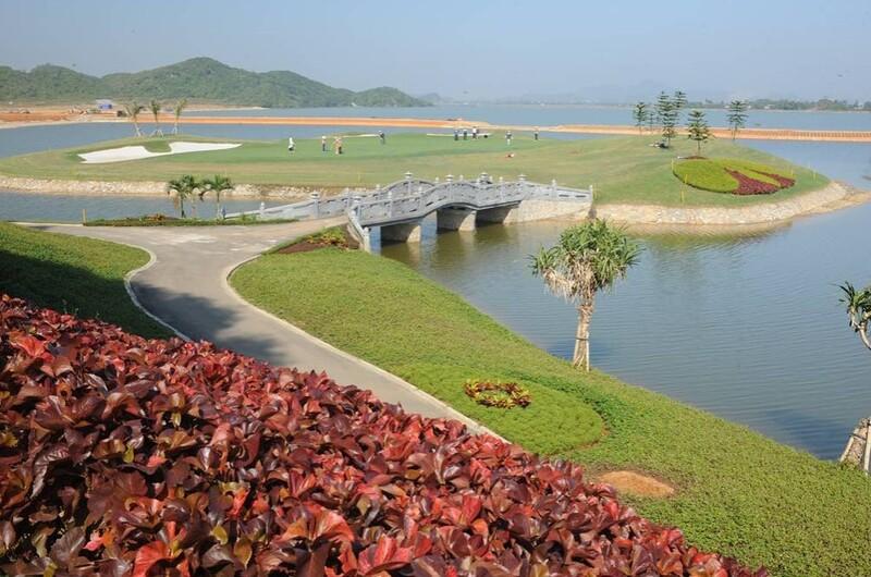 Cảnh quan sân golf Yên Thắng